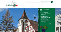 Desktop Screenshot of erligheim.de